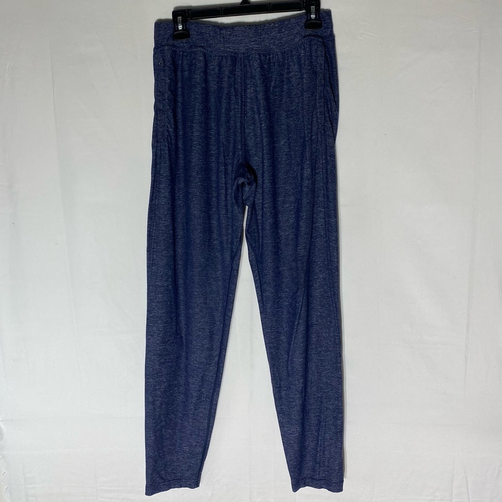 Lululemon Athletica Heathered  Blue Joggers Activewear Pants Loungewear M